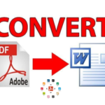 Ubah PDF KE Word